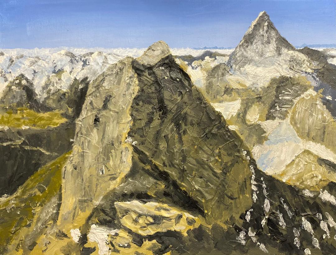 The summit of the Zinalrothorn