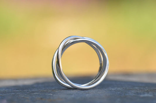 Knotted Silver Ring