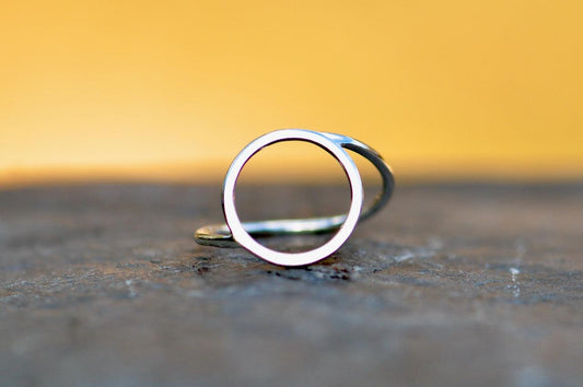 Circle Silver Ring