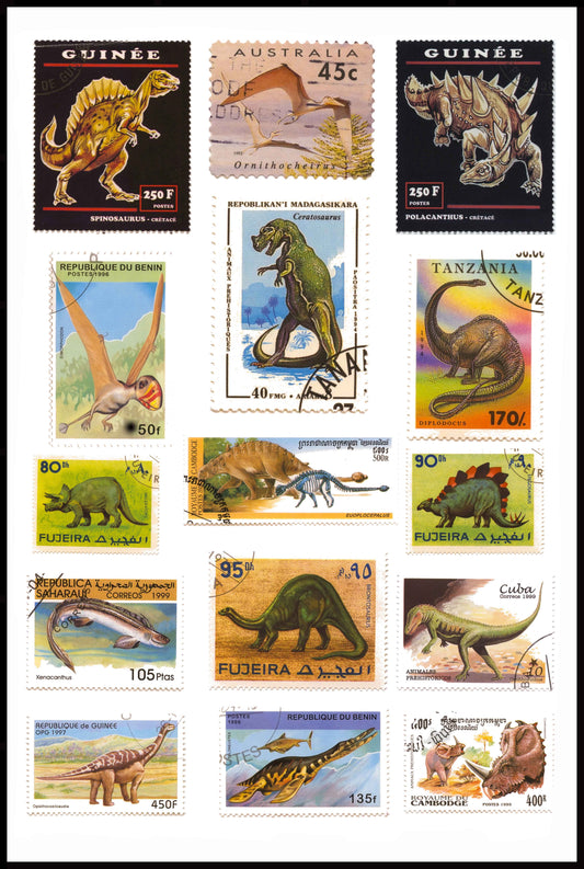Dinosaur Stamp collection 1