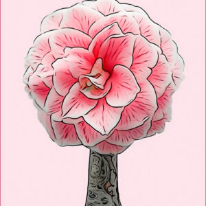 Nick de Rothschild - Giclee Print - camellia 5 small